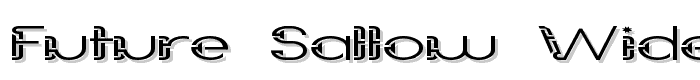 Future Sallow Wide font